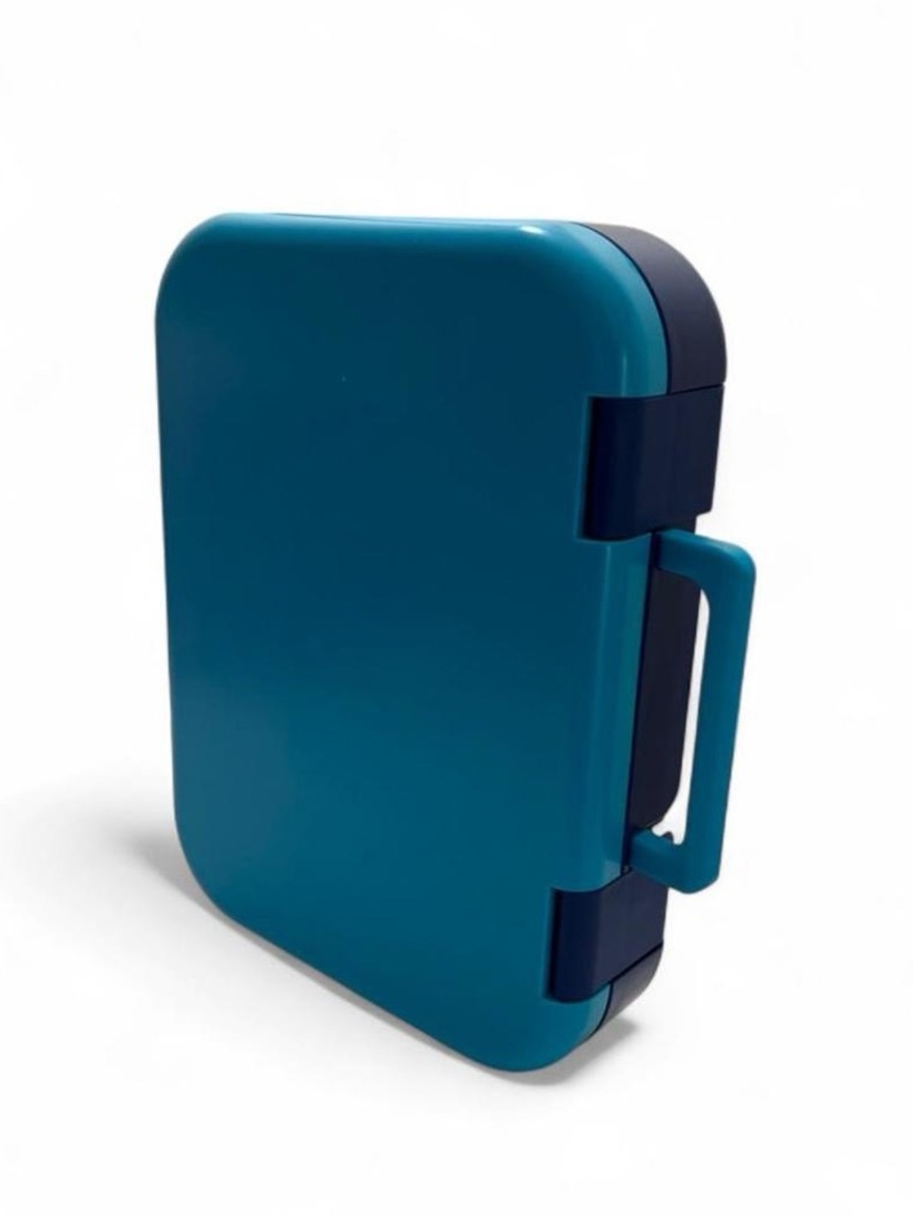 Bento Snack Lunch Box Toddler Kids Unisex Blue Storage Handle BPA Free Your Zone